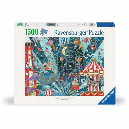 Ravensburger Puzzle Willkommen beim Zirkus, Erwachsenenpuzzle, 1500 Teile, 12000797