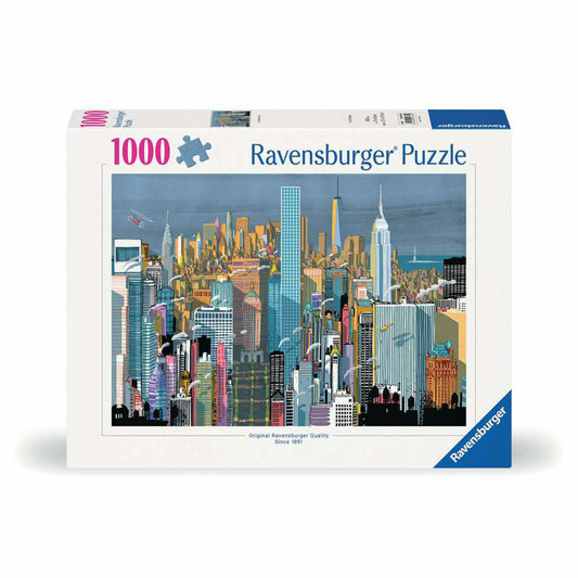 Ravensburger Puzzle I am New York, Erwachsenenpuzzle, 1000 Teile, 12000784