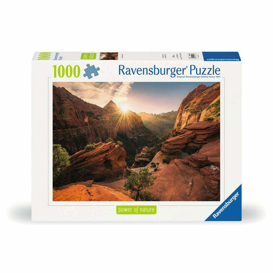 Ravensburger Puzzle Zion Canyon USA, Erwachsenenpuzzle, 1000 Teile, 12000118