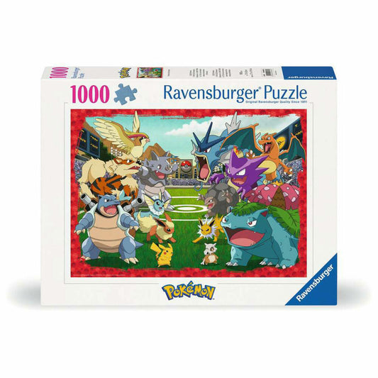 Ravensburger Puzzle Pokémon Kräftemessen, Erwachsenenpuzzle, 1000 Teile, 12000628