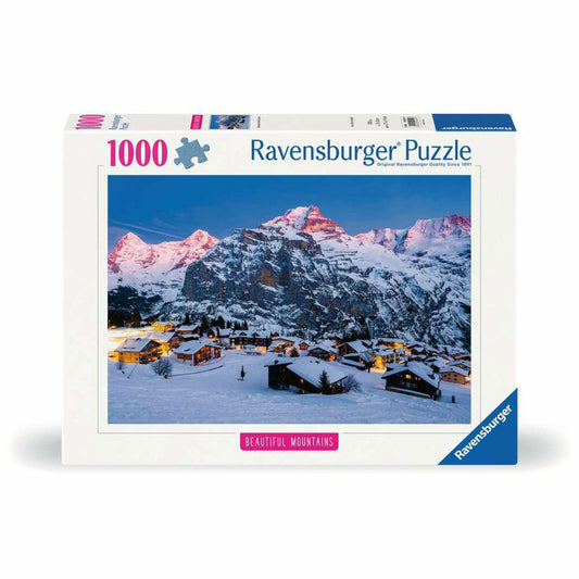 Ravensburger Puzzle Berner Oberland, Mürren, Erwachsenenpuzzle, 1000 Teile, 12000254
