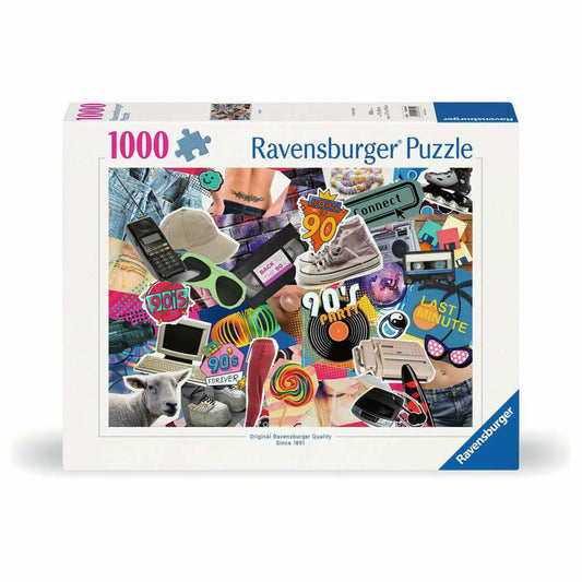 Ravensburger Puzzle Die 90er Jahre, Erwachsenenpuzzle, 1000 Teile, 12000619