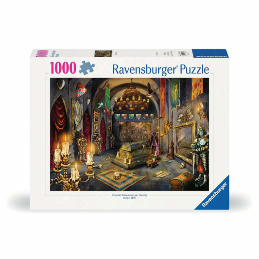 Ravensburger Puzzle Das Schloss des Vampirs, Erwachsenenpuzzle, 1000 Teile, 12000787