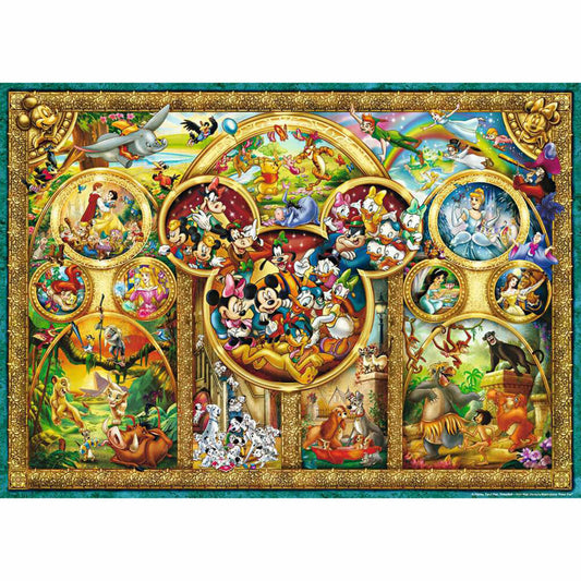 Ravensburger Puzzle Die schönsten Disney Themen, Erwachsenenpuzzle, 1000 Teile, 12000469