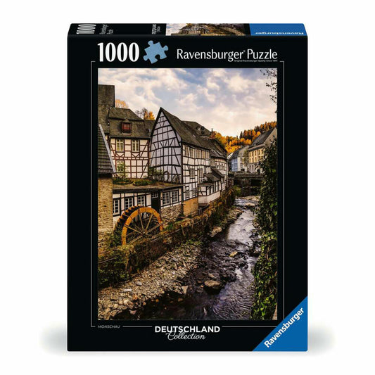 Ravensburger Puzzle Monschau in der Eifel, Erwachsenenpuzzle, 1000 Teile, 12000792