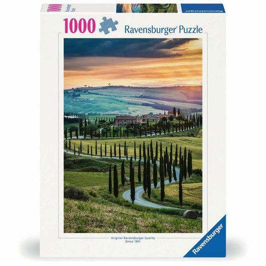 Ravensburger Puzzle Orciatal Toskana, Erwachsenenpuzzle, 1000 Teile, 12001208
