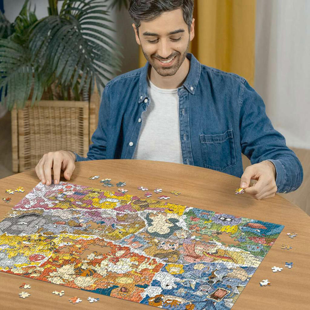 Ravensburger Puzzle Pokémon Abenteuer, Erwachsenenpuzzle, 1000 Teile, 12000832