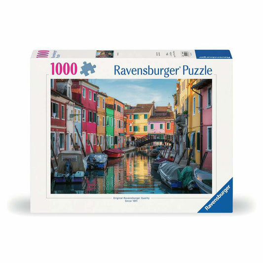 Ravensburger Puzzle Burano in Italien, Erwachsenenpuzzle, 1000 Teile, 12000623