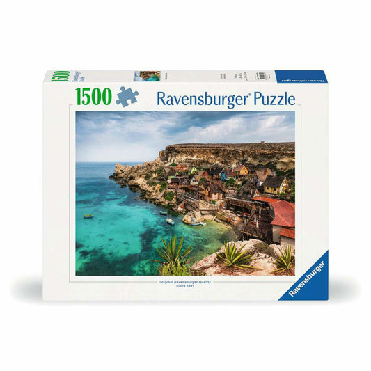 Ravensburger Puzzle Popey Village - Malta, Erwachsenenpuzzle, 1500 Teile, 12000739