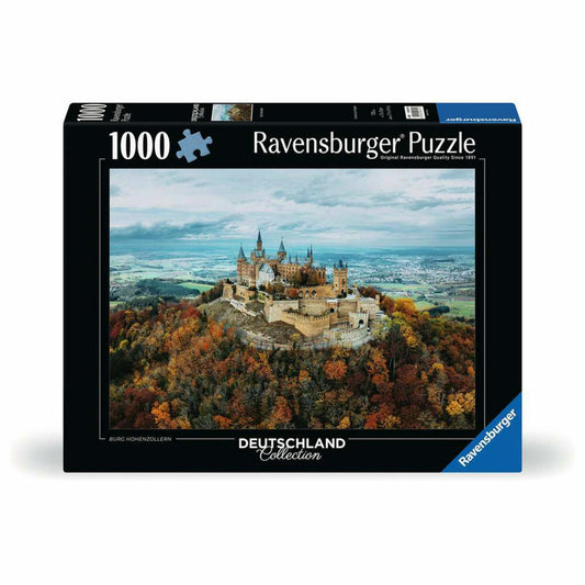 Ravensburger Puzzle Burg Hohenzollern, Erwachsenenpuzzle, 1000 Teile, 12000791