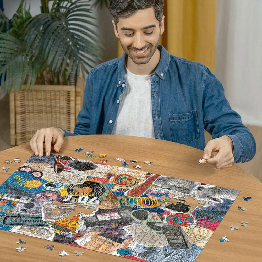 Ravensburger Puzzle Die 90er Jahre, Erwachsenenpuzzle, 1000 Teile, 12000619