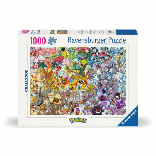 Ravensburger Puzzle Challenge Pokémon, Erwachsenenpuzzle, 1000 Teile, 12000460