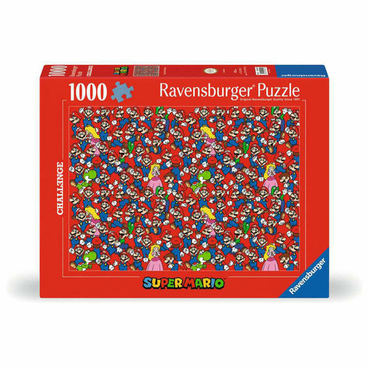 Ravensburger Puzzle Challenge Super Mario, Erwachsenenpuzzle, 1000 Teile, 12000504