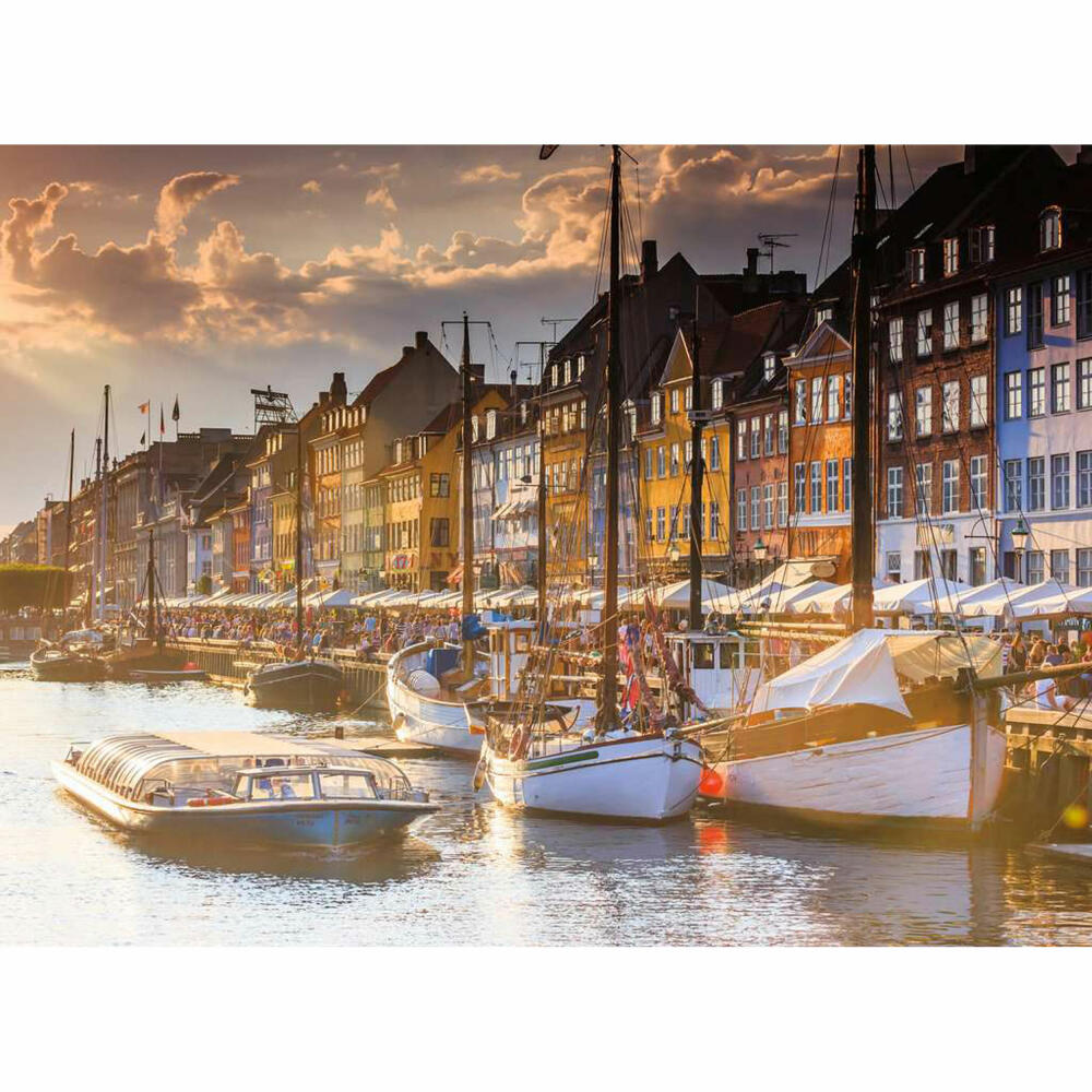 Ravensburger Puzzle Sonnenuntergang in Kopenhagen, Erwachsenenpuzzle, 500 Teile, 12000846