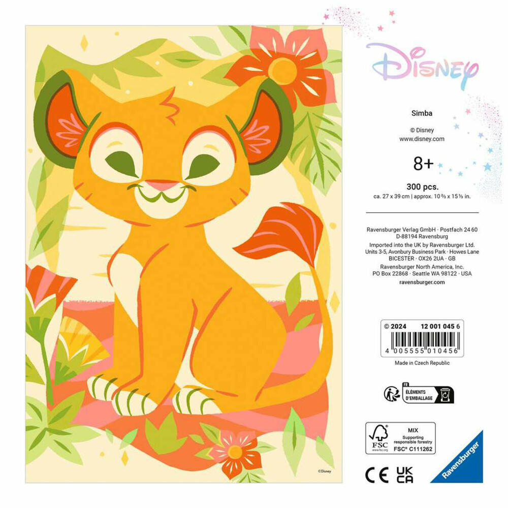 Ravensburger Puzzle Simba, Erwachsenenpuzzle, 300 Teile, 12001045