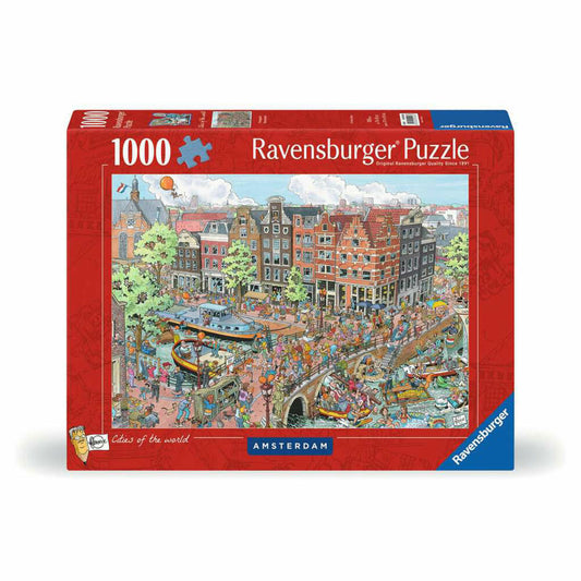 Ravensburger Puzzle Amsterdam, Erwachsenenpuzzle, 1000 Teile, 12000296