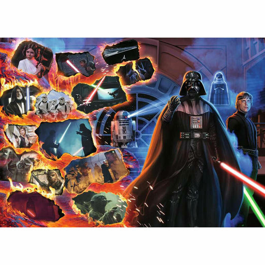 Ravensburger Puzzle Star Wars Villainous - Darth Vader, Erwachsenenpuzzle, 1000 Teile, 12000267