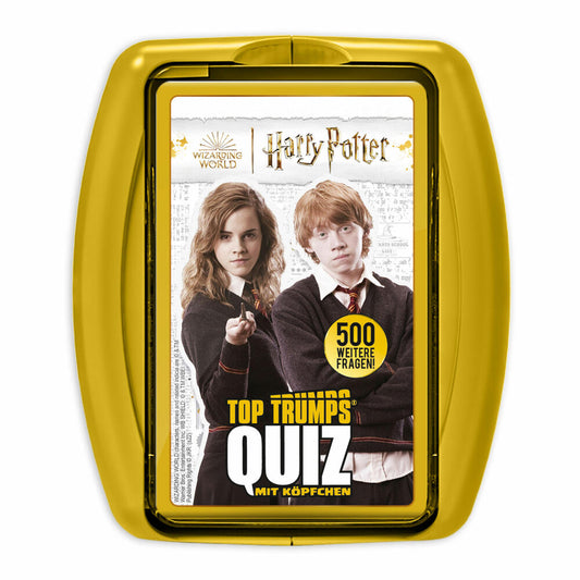 Winning Moves Top Trumps Quiz Harry Potter Hogwarts, Quiz Game, Board Game, Knowledge Game, 64077