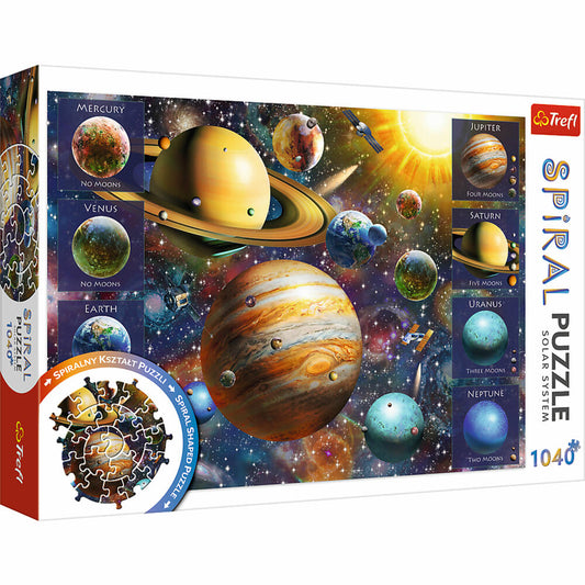 Trefl Puzzle Spiral Solar System, Solar System, 1040 pieces, 68.3 x 48 cm, 40013