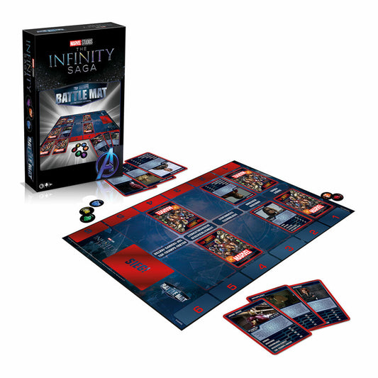 Winning Moves Battle Mat Marvel, Top Trumps, Card Game, Family Game, Ages 8 and Up, WM02894-GER-6