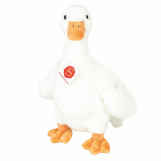 Teddy Hermann Gans stehend, Kuscheltier, Stofftier, Plüschtier, Bauernhoftier, Plüsch, 31 cm, 941699
