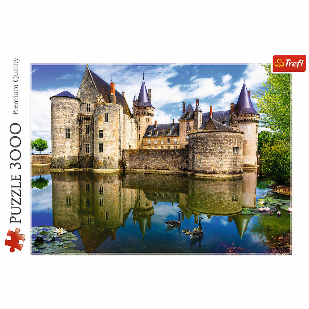 Trefl Puzzle Castle of Sully sur Loire, France, 3000 pieces, 116 x 85 cm, 33075