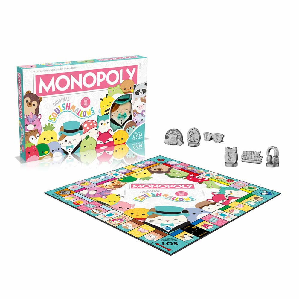 Winning Moves Monopoly - Squishmallows, Brettspiel, Familienspiel, Gesellschaftsspiel, ab 8 Jahren, WM04179-GER-6