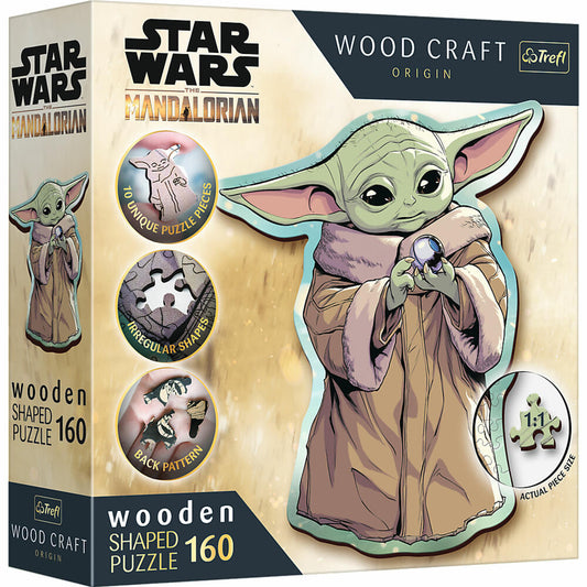 Trefl Holz Puzzle Star Wars Mandalorian - Grogu, 160 Teile, 20185