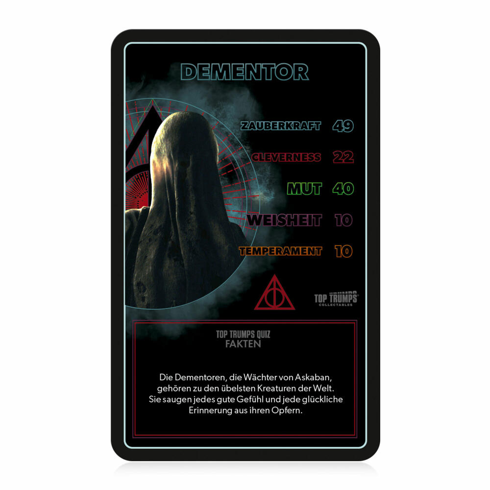 Winning Moves Top Trumps Harry Potter Die dunkle Künste Collectables, Kartenspiel, Trumpfspiel, Quartett, Karten Spiel, 64046