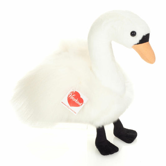 Teddy Hermann Schwan Lizzy, Plüschtier, Herzekind, Plüsch, Weiß, 20 cm, 939511