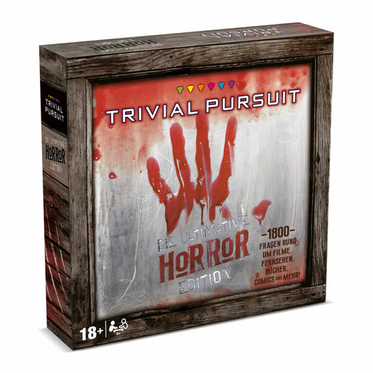 Winning Moves Trivial Pursuit Horror XL, card game, quiz game, board game, knowledge game, 47681