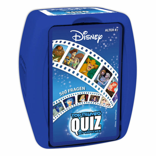 Winning Moves Top Trumps Quiz Disney Classic, Quiz Game, Board Game, Knowledge Game, 62769