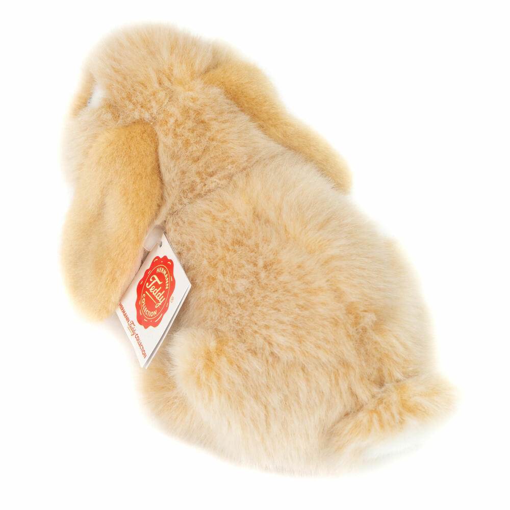 Teddy Hermann ram rabbit, cuddly toy, stuffed toy, plush toy, rabbit, hare, plush, beige, 18 cm, 937272