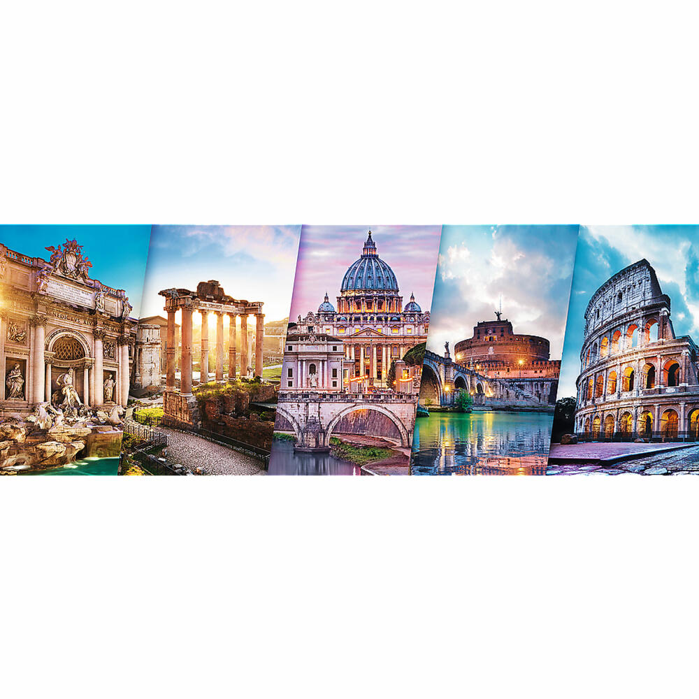 Trefl Panorama-Puzzle Reise nach Italien, 500 Teile, 66 x 23.7 cm, 29505