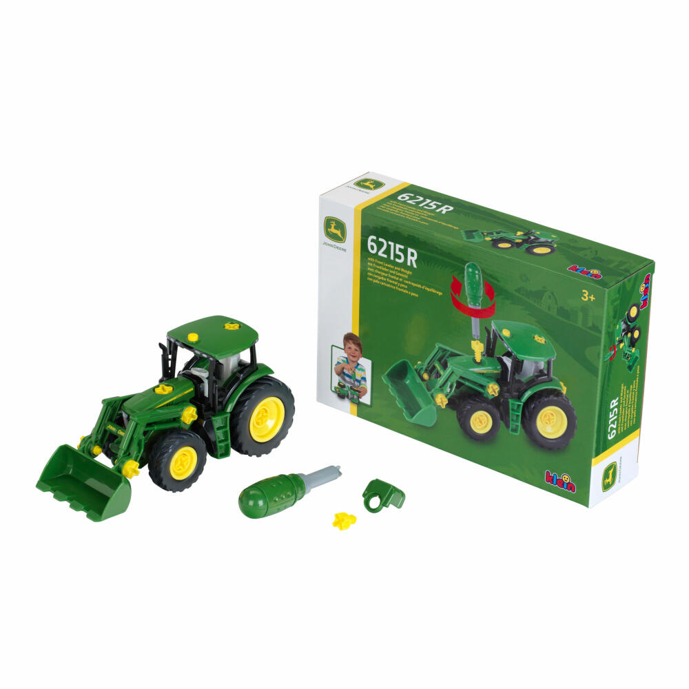 Theo Klein John Deere Traktor mit Frontlader und Gewicht, Spielzeugfahrzeug, Auto, Spielzeug, Kinder, 3903