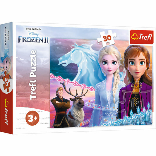 Trefl Puzzle Disney Frozen 2, children's puzzle, 30 pieces, 27 x 20 cm, 18253