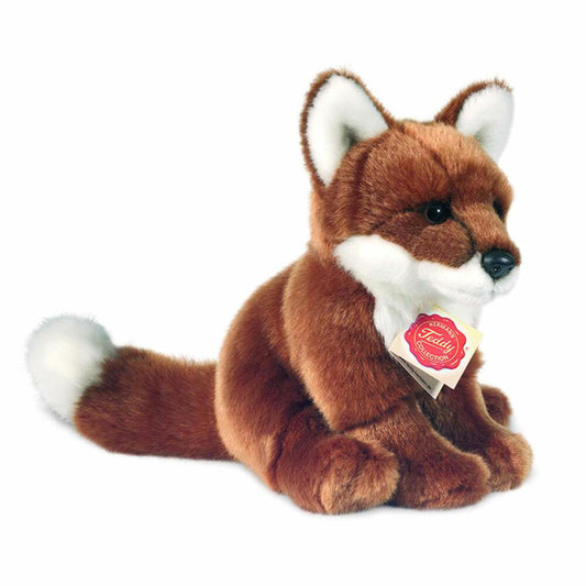 Teddy Hermann Fuchs, Kuscheltier, Stofftier, Plüschtier, Waldtier, sitzend, Plüsch, Braun Weiß, 20 cm, 90321