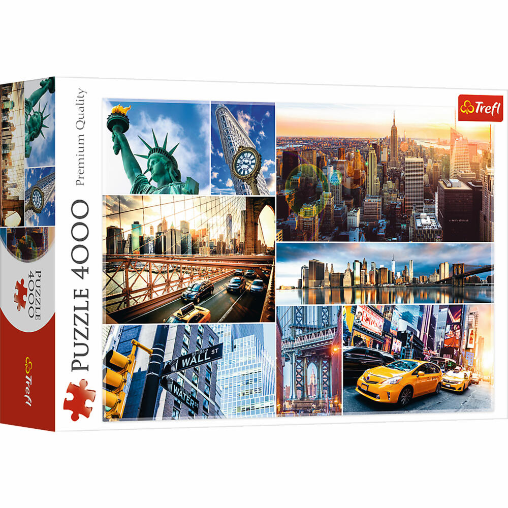 Trefl Puzzle New York Collage, 4000 pieces, 136 x 96 cm, 45006