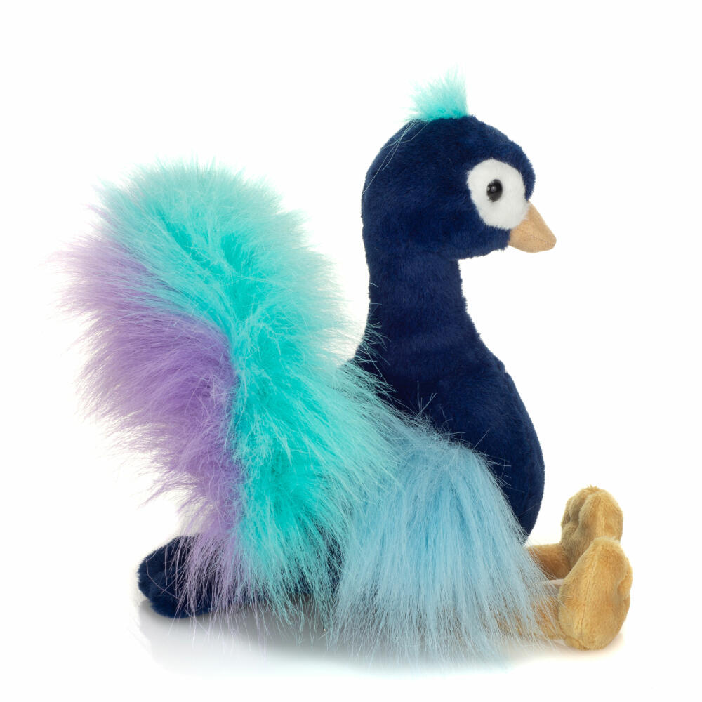 Teddy Hermann Pfau Zoé, Plüschtier, Vogel, Herzekind, Plüsch, Bunt, 27 cm, 939535