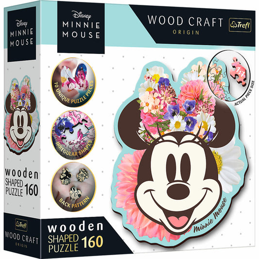 Trefl Holz Puzzle Disney - Minnie Maus, 160 Teile, 20193