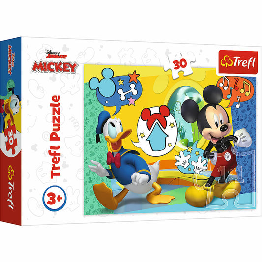Trefl Puzzle Mickey Mouse Funhouse, children's puzzle, 30 pieces, 27 x 20 cm, 18289