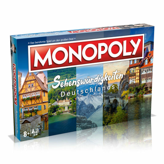 Winning Moves Monopoly Sights of Germany, Board Game, Party Game, WM04213-GER-6