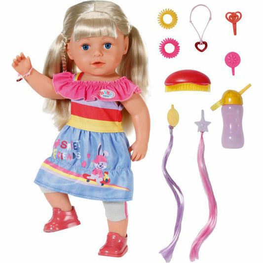 Zapf Creation BABY born Sister, Spielpuppe, Puppe, Spielzeugpuppe, 43 cm, 830345