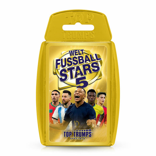 Winning Moves Top Trumps - World Football Stars 5, trump game, card game, family game, ages 6 and up, WM04122-GER-12