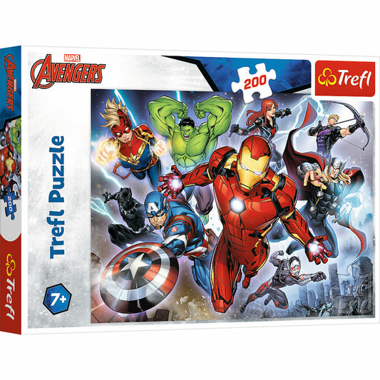 Trefl Puzzle Avengers, children's puzzle, 200 pieces, 48 ​​x 34 cm, 13260