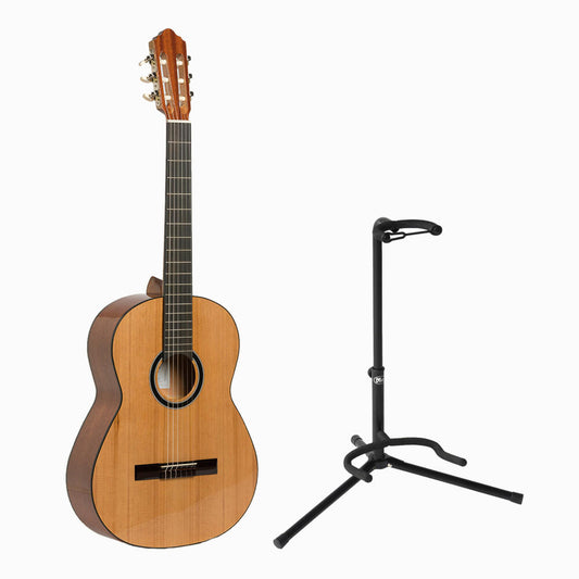 Voggenreiter Gitarren Set, 2-tlg., Konzertgitarre Student KG-2000 3/4, Gitarrenständer GS-100, Akustikgitarre