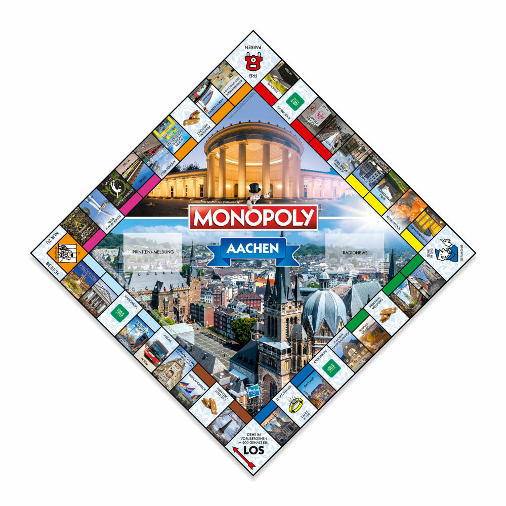 Winning Moves Monopoly - Aachen, board game, family game, parlor game, ages 8 and up, WM04222-GER-6