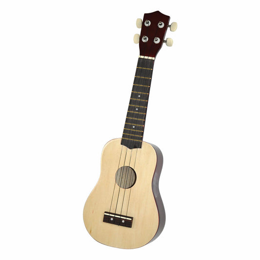 Voggenreiter Voggy Mini Guitar Natural, Ukulele, First Guitar, Children's Guitar, Acoustic Guitar, Instrument, Musical Instrument, Wood Natural, from 3 years, 1058