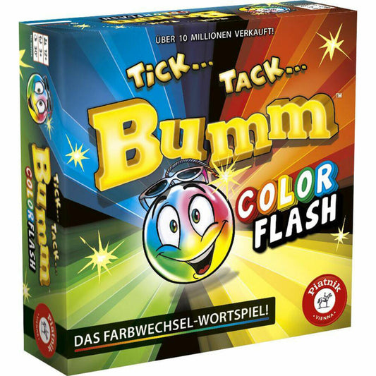 Piatnik Tick Tack Bumm Color Flash, word finding game, board game, party game, from 12 years, 669194