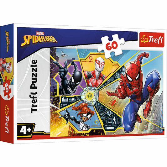 Trefl Puzzle Marvel Spiderman, children's puzzle, 60 pieces, 33 x 22 cm, 17372
